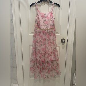 Lilt Floral Pink Kids Dress size 12